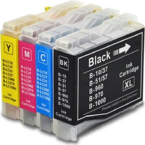 Ink cartridge compatible full for brother LC51 LC57 LC1000 LC960 LC970 LC37 for Brother DCP-130C DCP-135C MFC-235C printer