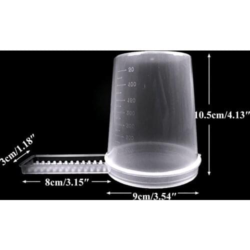 2PCS New Bee Feeder Plastic 400ML Honey Bees Feeding Water Bottle Bowl Cup Feeders Waterer Watering Beekeeping Tools Supplies