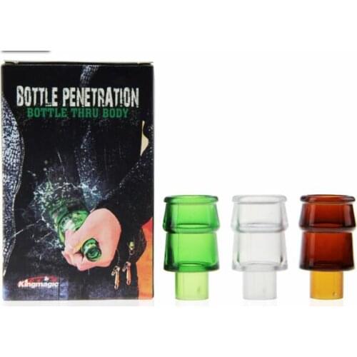 Bottle Thru Body Gimmick Magic Tricks Vanishing Bottle Magia Tool Magician Close Up Street Illusion Props Mentalism Fun