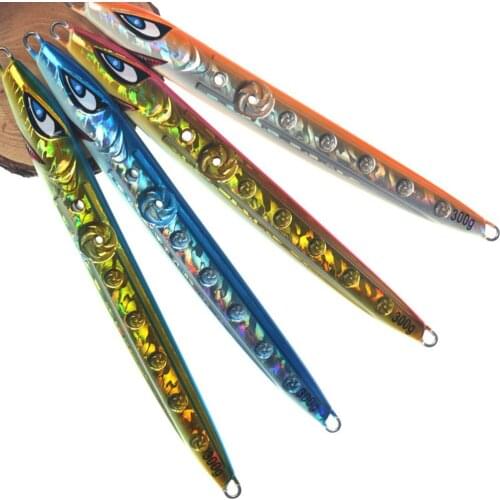 300g Fishing Metal Lure Luminous Quick Sinkng Bait Hollow Fish Lure Bait Product Category Fishing Lure form bionic bait