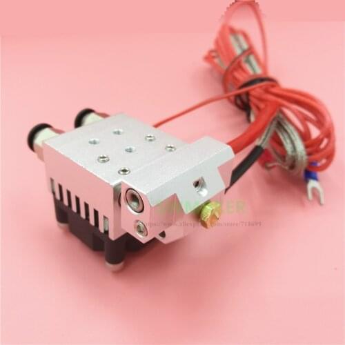 New block Cyclops Multi-Extrusion set Multi Color 2 In 1 Out j-head HotEnd set with fan and cables for 3D printer parts