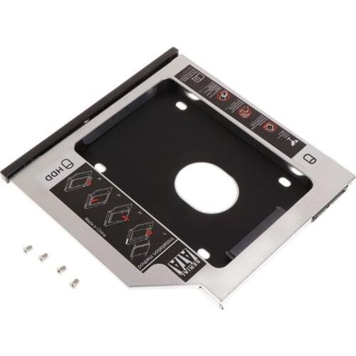 1Pc 9.5mm SATA 2nd HDD Hard Drive Caddy for Lenovo Thinkpad T400 T410 T420s W500