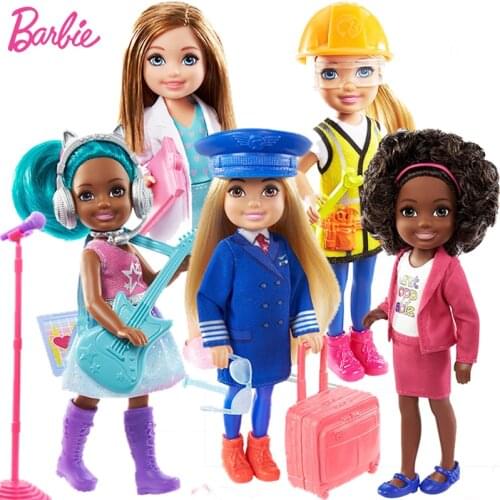 Original Club Chelsea Barbie Pets Girl Toys Princess Doll House Accessories Dress Up Baby Dolls Toys for Girls Playsets Juguetes
