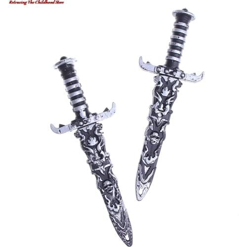 Plastic Pirate Swords Toy Sword Small Phoenix Knife Toy Pirates Dagger for Kids Cosplay Decor DIY Halloween Party Supplies Hot