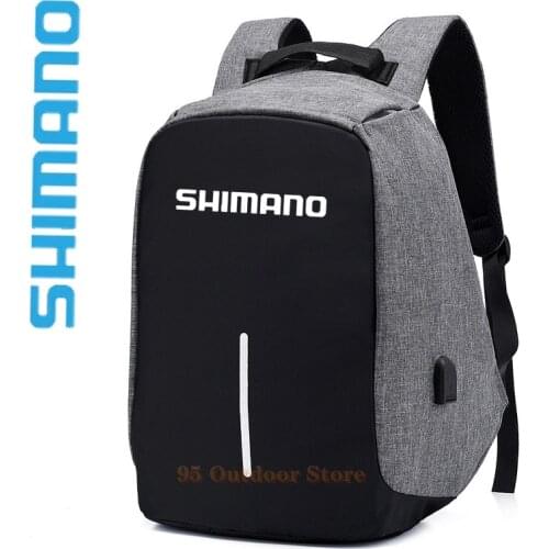 Shimano Travel Outdoor Camping Backpack 2021 New Multi-function Quality Waterproof Fishing Bag Walking Zipped Fishing Backpack