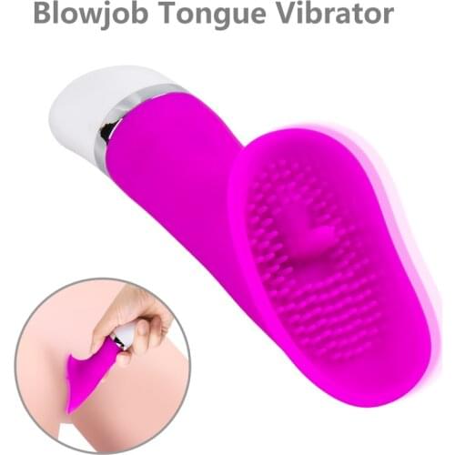 Sexual 30 Mode Blowjob Tongue Vibrator Silicone Clitoris Stimulator Dildo Vibrator Adults Sex Toys for Woman Intimate Products