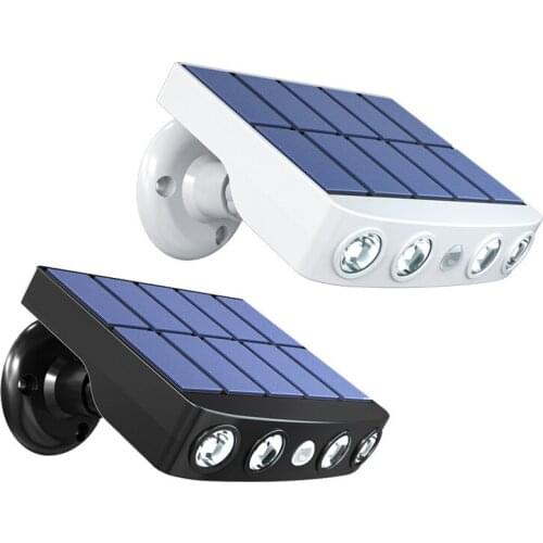 LED Outdoor Solar Light PIR Motion Sensor Waterproof Garden LED Solar Lamp Spotlights Wall Light For Garden Path Street
