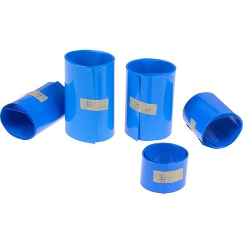 Lithium Battery Heat Shrink Tube Tubing Li-ion Wrap Cover Skin PVC Shrinkable Film Tape Sleeves Accessories 65mm 75mm 85mm 18650