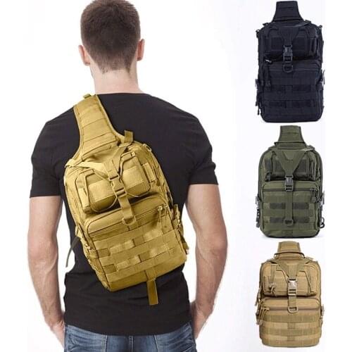 Military Tactical Assault Pack Sling Backpacks Army Molle Waterproof Rucksack Bag for Outdoor Hiking Travelling Backpacks