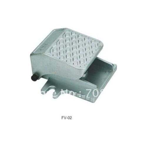 1pcs 3 way 2 position 1/4" BSP Pneumatic Foot Operated Pedal Valve Spring return