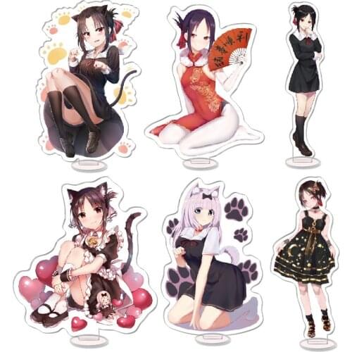 12 Styles Anime Kaguya-sama: Love Is War Keychain Fujiwara Chika Shinomiya Kaguya Acrylic Keyring Cute Chika Kaguya Bag Pendant
