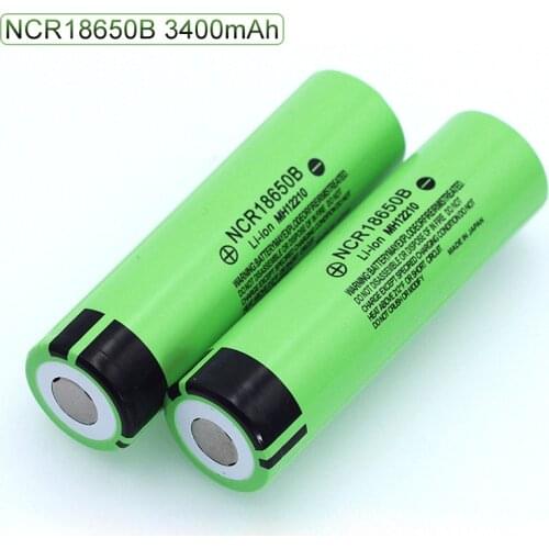 NCR18650B 18650 Battery 3.7V 3400mAh Li-ion Rechargeable Battery for Flashlight Power Bank Power Tools Torch 18650 Batteries