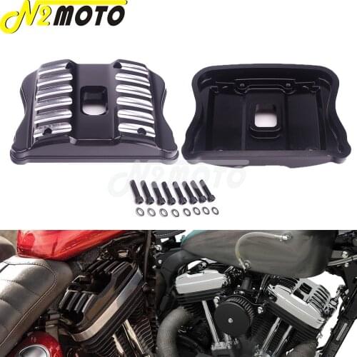 For Harley Sportster Iron 883 XL883N Seventy Two XL883 XL1200 48 72 Forty Eight 2004-17 Motorcycle Aluminum Top Rocker Box Cover