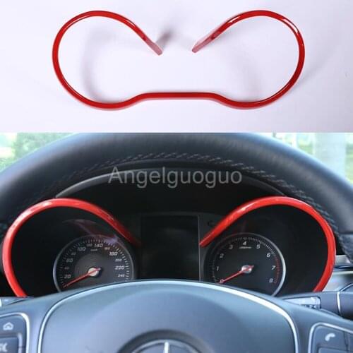 Angelguoguo Car Dashboard Trim frame For Mercedes Benz 2015-2017 W205 C class