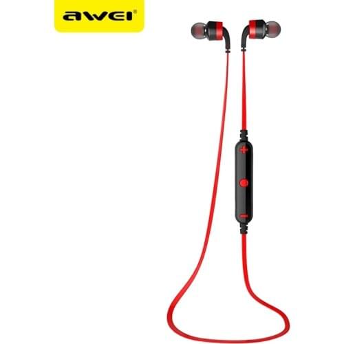 AWEI Wireless Earphone Bluetooth Headset Sport Earbuds Neckband Stereo Earphones For Sports A960BL