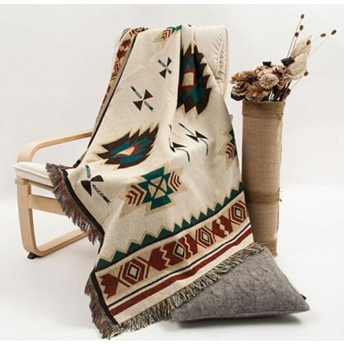 Bohemian Geometric Blanket Mandala Rug Sofa Cover Tapestry Throw Towel Bedding Sheet Wall Carpet Hanging Home Travel Cobertor