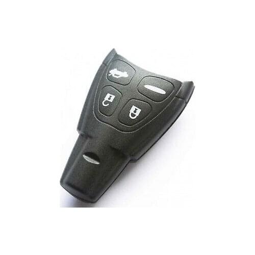 4 Button Remote Key Case Shell Fob Durable Car Smart Key Cover Protector Accessories Replacement For SAAB