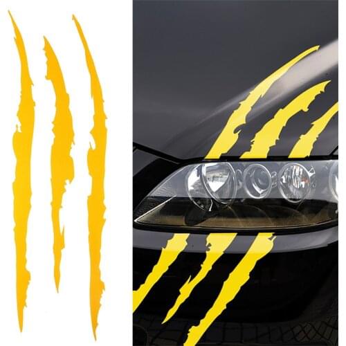 Car Sticker Reflective Monster Claw Scratch Stripe Sticker for Nissan Teana X-Trail Qashqai Livina Sylphy Tiida Sunny March Mura