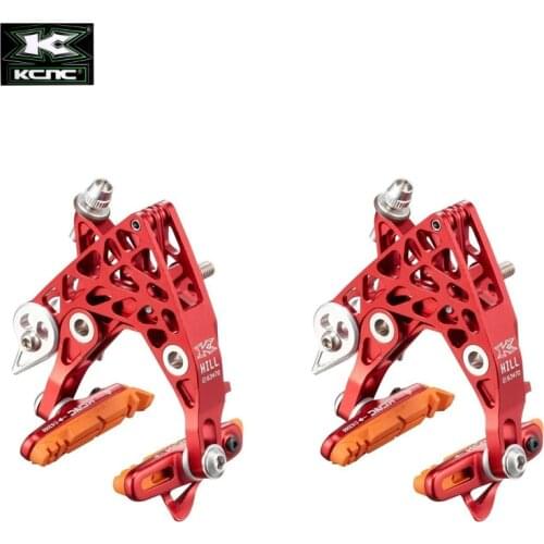 2021 New KCNC CB4 Bike V Brake HILL Road Bicycle Caliper Ultralight 6061 Al-Alloy Linkage Activated Dual Pivot Capliper Brake