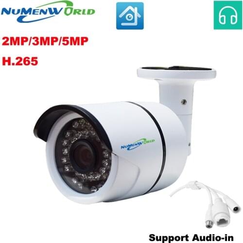 Numenworld IP Camera 5.0 megapixel HD Outdoor Waterproof Infrared Night Vision Security Video Surveillance CCTV camera Audio
