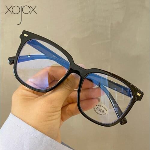 XojoX Women Glasses Frame Clear Optical Lens Men Vintage Brand DesignerTransparent Eyeglasses Fashion Gaming Fake Glasses Frame