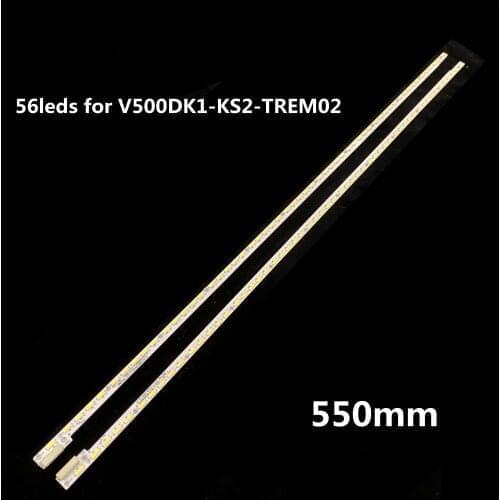 5set=10pcs LED backlight strip for LG 50UF8300 PANASONIC TX-50CX680E TX-50CX700B V500DK1-KS2-TREM02 TLEM02 M0009F1N31A57MA D