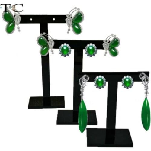 3pcs/Set Acrylic Earrings Display Rack Earrings Jewelry Display Shelf Props Display Rack Earring Holder Jewelry Stand
