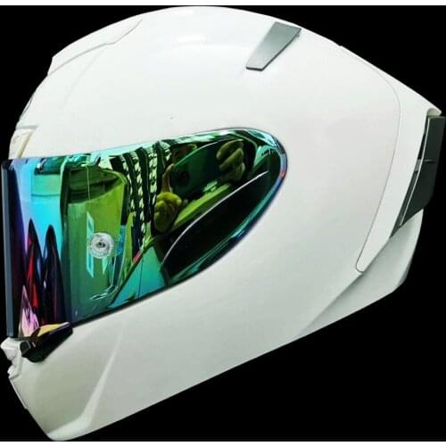 Full Face Motorcycle helmet X 14 glossy white Riding Motocross Racing Motobike Helmet