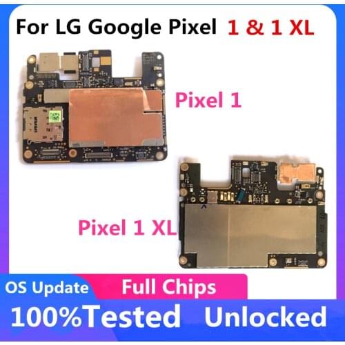 Unlocked For LG Google Pixel 1 and Pixel 1 XL Motherboard Original Logic Board For LG Google Pixel With Android System Mainboard