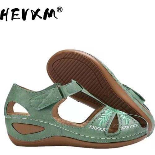 Women Sandals 2021Hollow Out Wedge Solid Color Ladies Shoes New Summer Fashion Casual Comfy Soft Outdoor Female Footwear