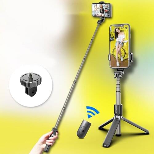 Selfie Stick Portable Telescopic Tripod with BT Remote Control for Mobile Phones
