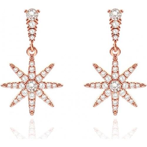 Star Dangle Earring South Korean Classic Sunlight Earrings Fashionable Female Jewelry Student Women Accessories Jewelry