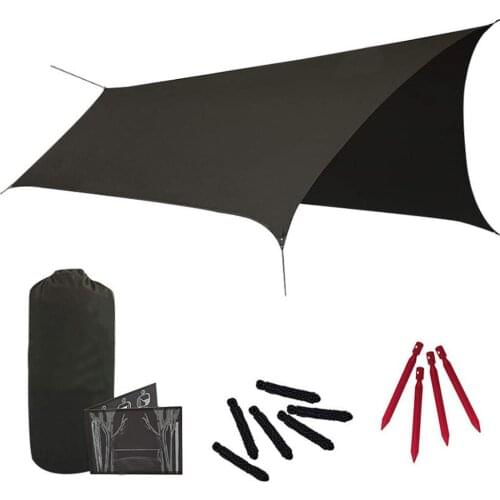 Awning Waterproof Tarp Tent Shade Ultralight Garden Pation Canopy Sunshade Outdoor Camping Hammock Rain Fly Beach Sun Shelter