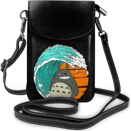 Totoro Shoulder Bag Stylish Leather School Women Bags Woman Bulk Purse