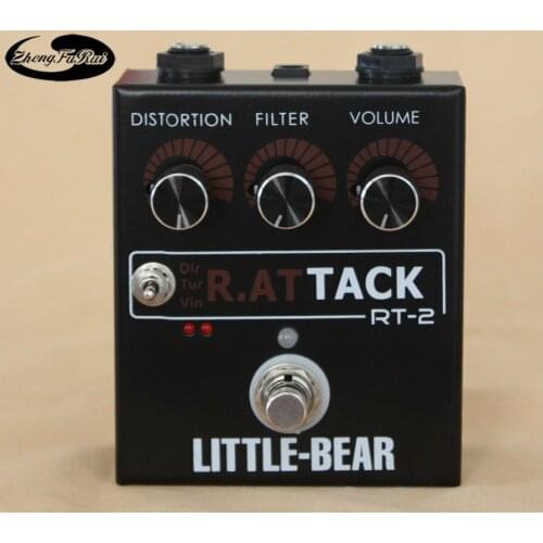 Three-speed RAT tone distortion effector electric guitar monolithic mouse Motorola LM308N