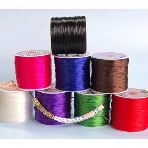 1Roll Multicolor Elastic Transparent Crystal Line Beading Stretch Cords String Wire Thread For Jewelry Making DIY Accessories