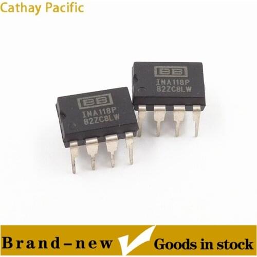 10PCS/lot New original INA118P INA118 DIP-8 IC chip