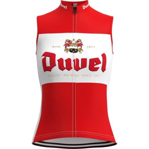 1992 Racing Belgium Duvel Team Woman Retro Cycling Jersey Sleeveless Clothing Triathlon Mtb Bike Jersey Maillot ciclismo mujer