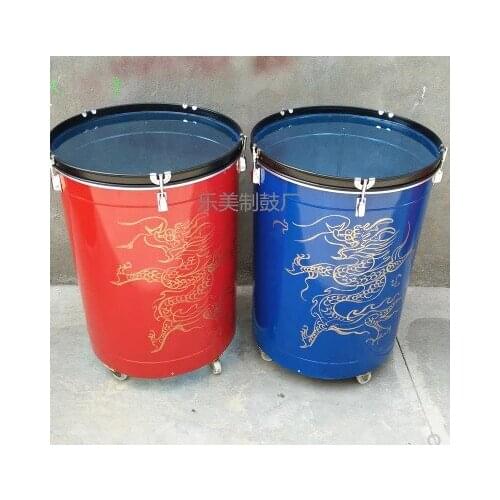 2018Metal Drum Iron Dragon Colorful LED Water Laser Water Flash