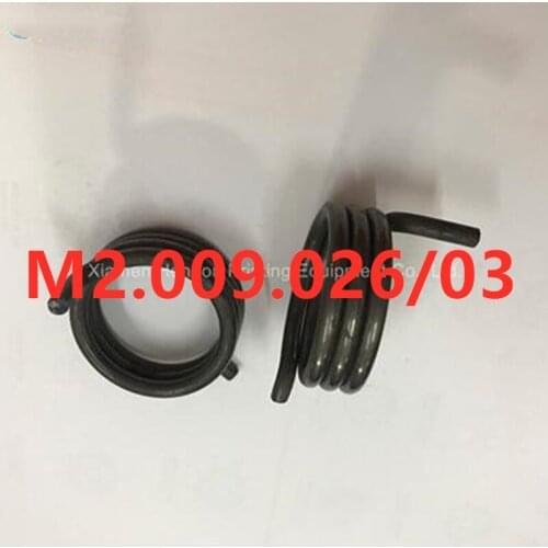 4pcs For Heidelberg printing machine accessories SM74 PM74 string ink roller torsion spring M2.009.026 / 03