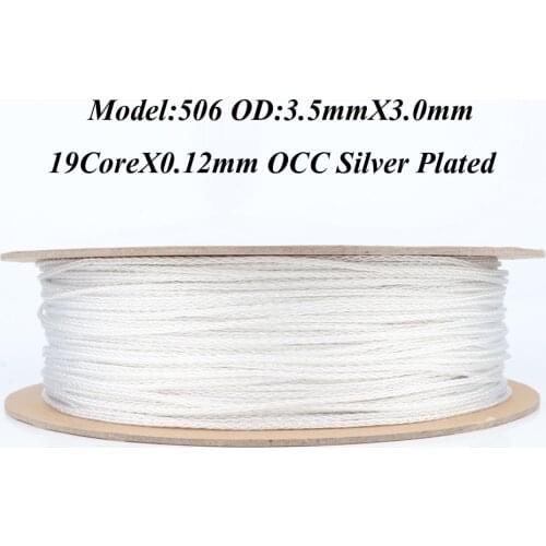 8Cores 6N OCC Copper Silver Plated Upgrade Wire Hifi Headphone Earphone Headset cable DIY Upgrade Headphone cable