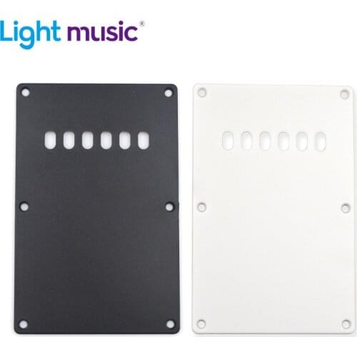 ABS 6 Holes Guitar Tremolo Cavity Cover Back Plate Standard Guitar Replacement for ST Electric Guitar Part Accessories