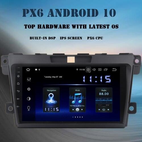 10.2" Android 10 Car Multimedia Player For Mazda CX-7 Radio Head Unit IPS Screen DSP GPS Navigation 4GB+64GB TDA7850 MAX10