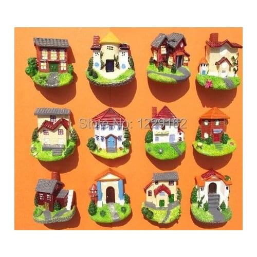 Hot sale! Free shipping (12pcs/lot) Novelty resin fridge magnets popular whiteboard sticker Cute Home decor