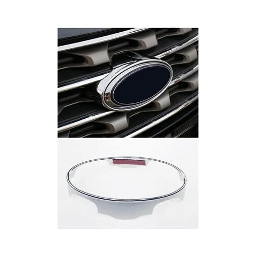 Chrome Front Grille Grill Logo Emblem Cover Trim 1pcs For Ford Explorer 2016-18