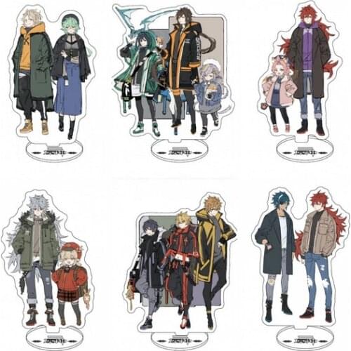 Game Genshin Impact Fashion Acrylic Stand Figure Model Plate Razor Klee Zhongli Hu Tao Tartaglia Xiao Amber Desktop Toy Cosplay