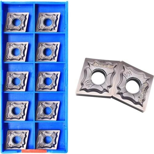 10pcs CNMG120404 HA PC9030 Carbide Inserts CNMG 120404 Stainless Steel Blade Cutter CNC Lathe External Turning Tool