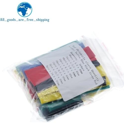 164pcs/Set Heat shrink tube kit Insulation Sleeving termoretractil Polyolefin Shrinking Assorted Heat Shrink Tubing Wire Cable