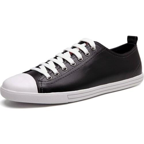 Flat Designer Minimalist Shoes for Men Fashion Mens Leather Casual Shoes Concise Trendy Youth Board Shoes Mens Classic Shoes