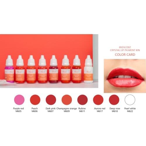 Mastor Original Pure Plant Lip Tattoo Ink Permanent Makeup Pigment Kit